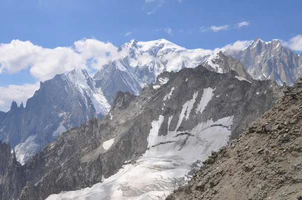 Mont Blanc in Aosta Valley Stock Picture