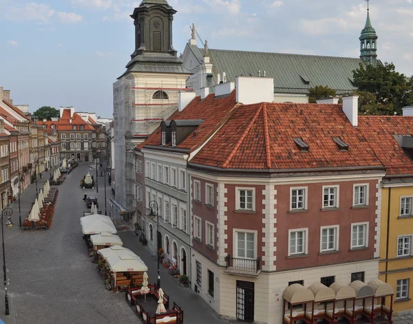 Mostowa en Freta street in Warschau — Stockfoto