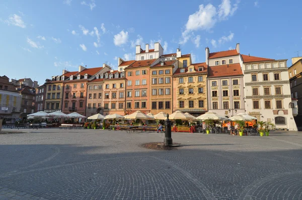 Gamlebyen i Warszawa – stockfoto