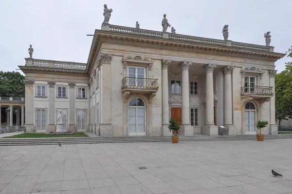 Lazienki palác ve Varšavě — Stock fotografie