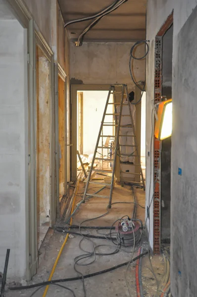 Building site for flat refurbishment — Stock Photo, Image