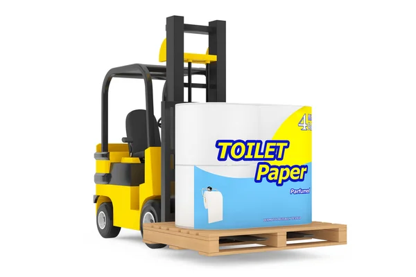 Lader Lift toiletpapier pakket — Stockfoto