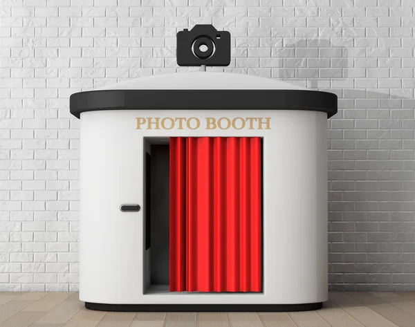 Cabina de fotos. renderizado 3d — Foto de Stock