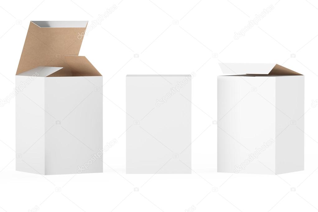 White Package Boxes