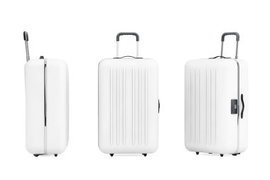 Büyük beyaz Polycarbonate bavul