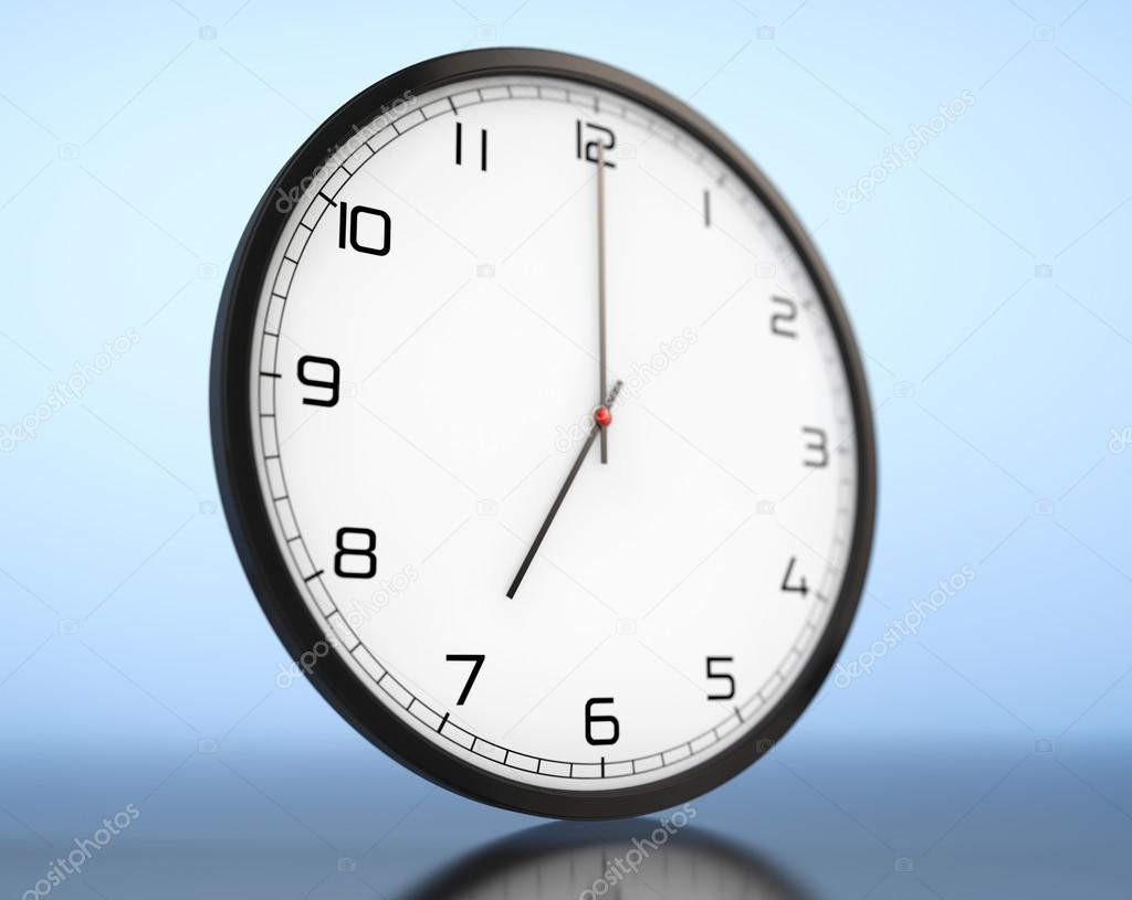 Round Modern Office Clock