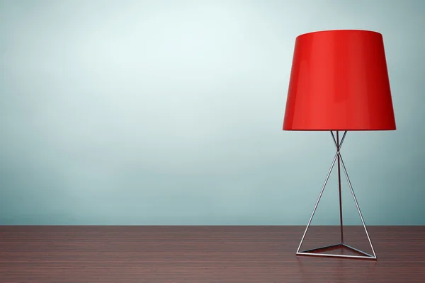 Foto de estilo antiguo. Lámpara de mesa de moda moderna. renderizado 3d —  Fotos de Stock
