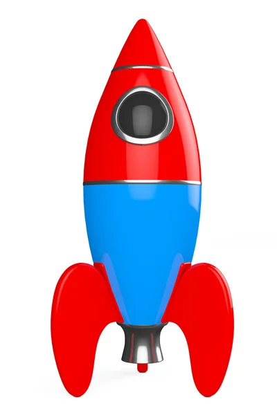어린이 장난감 로켓. 3 차원 렌더링 — 스톡 사진