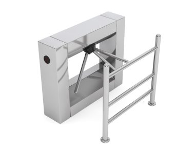 Giriş Tripod turnike. 3D render