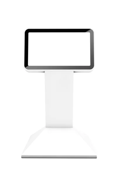 Informação LCD Display Stand. Renderização 3d — Fotografia de Stock