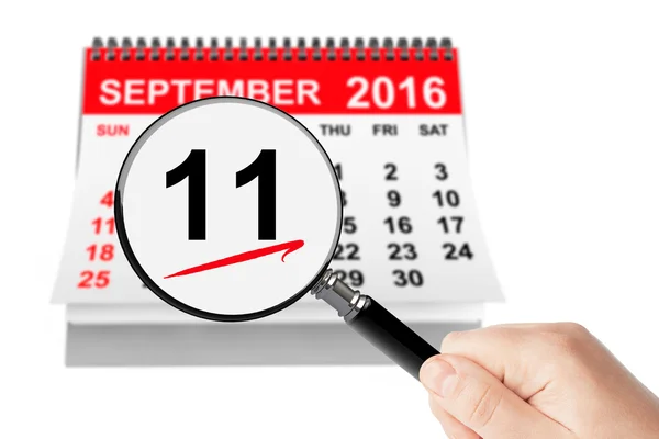 911 Never Forget Concept. 11 september 2016 calendar — Stock Photo, Image