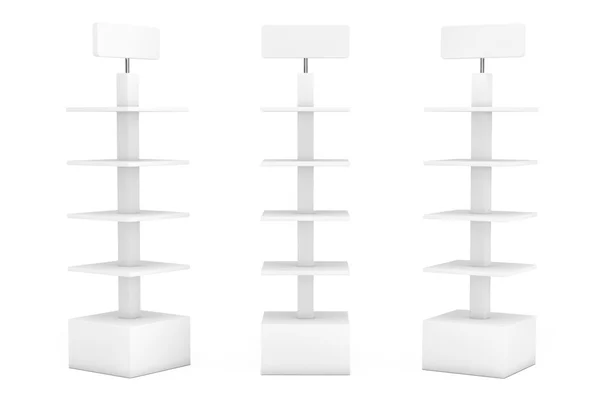 Blank Promotion Stands. 3d Rendering — Stock Photo, Image