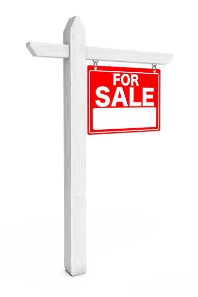 Sale Real Estate Sign. 3D-рендеринг — стоковое фото