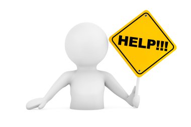 3d kişi problemlerinde yardım işareti ile düşüyor. 3D render