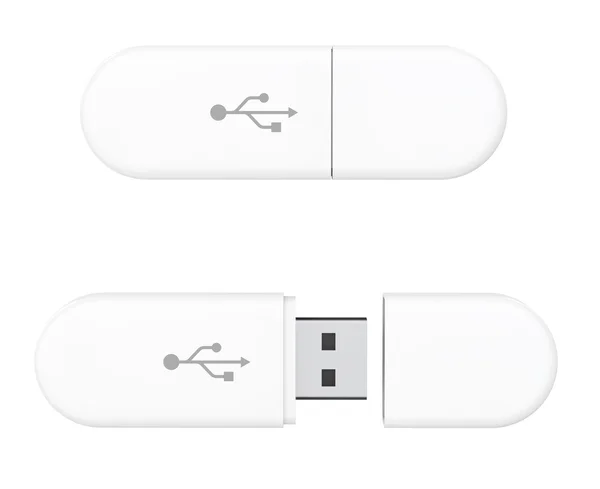 Memorias USB Flash. Renderizado 3d — Foto de Stock