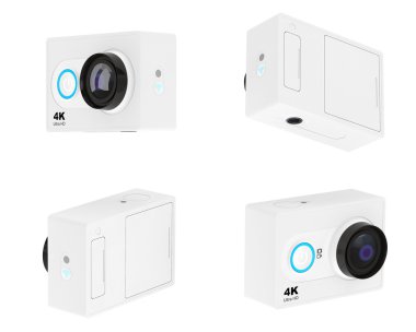 Küçük Ultra Hd kamera. 3D render