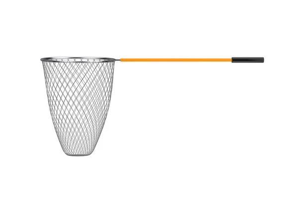 Fishing Landing Net Λευκό Φόντο Απόδοση — Φωτογραφία Αρχείου