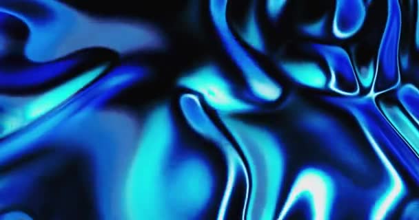 Ανάλυση Βίντεο Trendy Abstract Animation Blue Liquid Wavy Smooth Background — Αρχείο Βίντεο