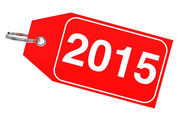 New Year 2015 tag — Stock Photo, Image