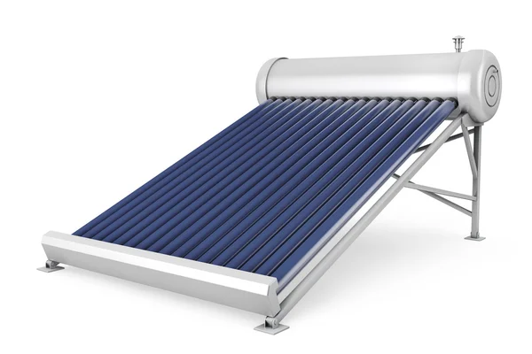 Solar water heater panelen — Stockfoto