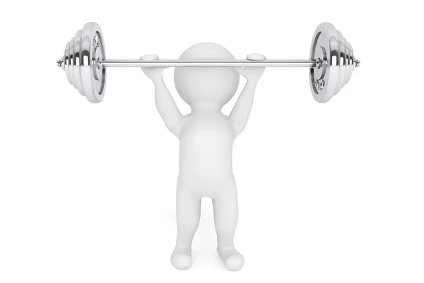 3d Person the lifting weight — Stock Photo, Image