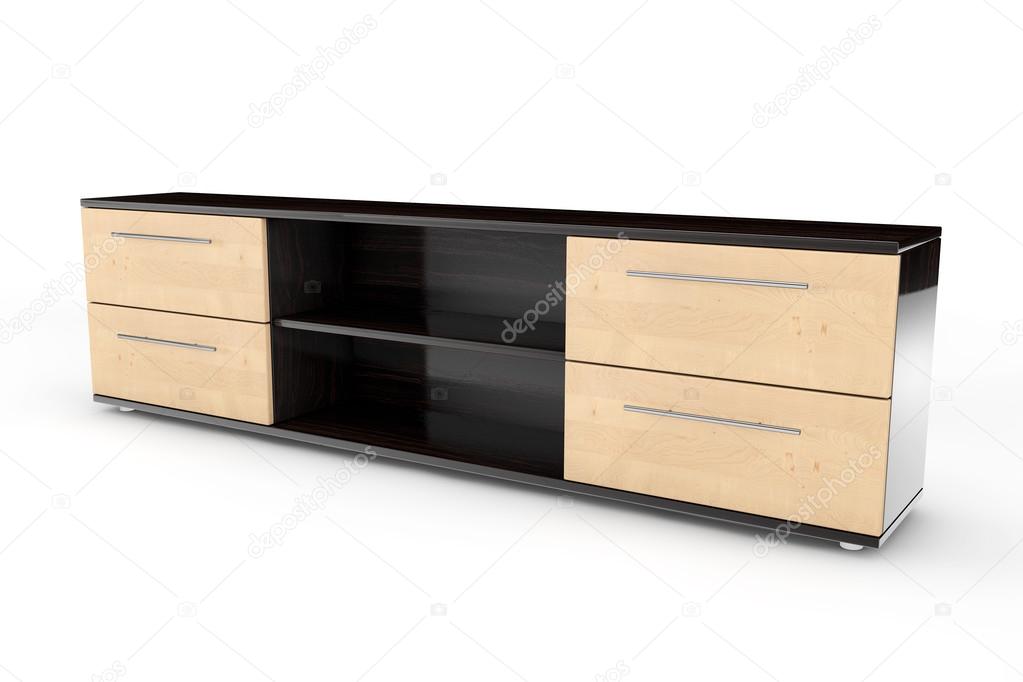 Closeup Wooden dresser