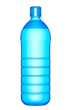 Plastik şişe içme suyu.