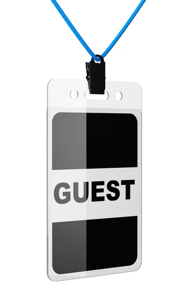 Guest Identification card — Stock Photo, Image