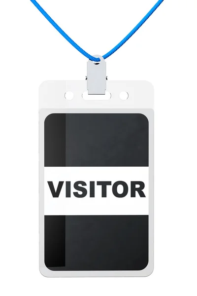 Visitor Identification card — Stock Photo, Image