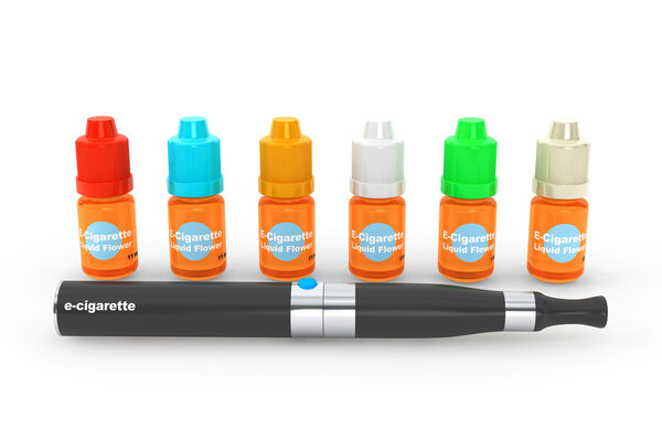 Electronic Cigarette with flavor bottles