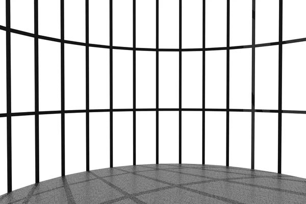 Grattacielo Round Windows 3d rendering interno — Foto Stock
