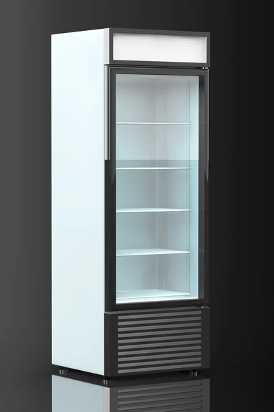 Холодильник Напій зі скляними дверима — стокове фото