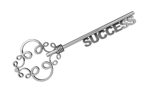 Vintage Key with Success Sign — Stock Photo, Image