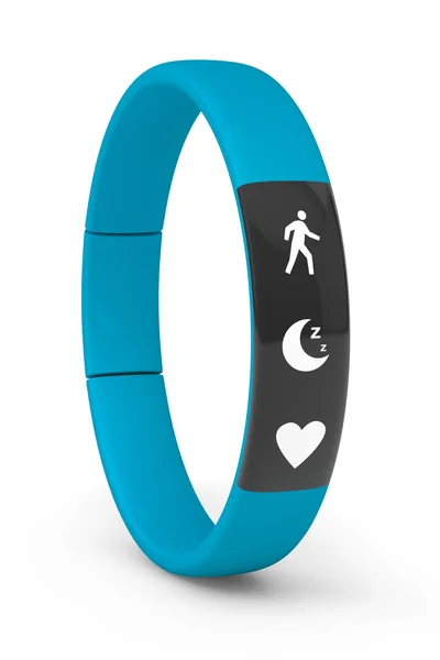 Tracker fitness blu — Foto Stock