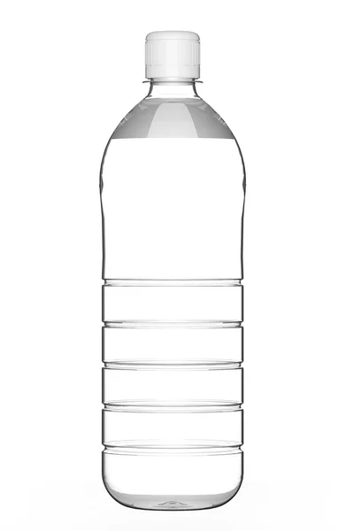 Пластикова пляшка питної води — стокове фото