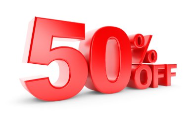 yüzde 50 indirim