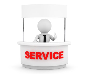 Kişi boş servis Stand ile