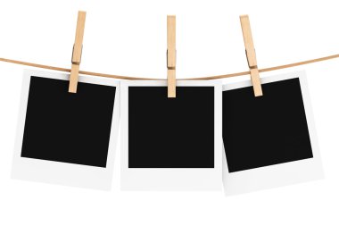 Fotoğraf çerçevesi ile Clothespin 