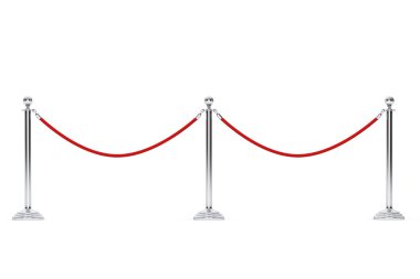 Closeup bariyer halatı