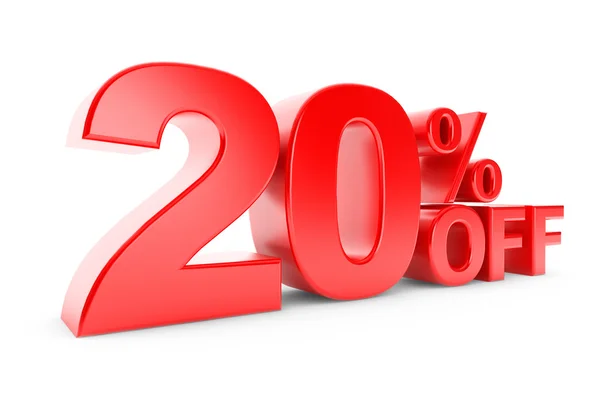 20 percent discount — Stock Photo, Image