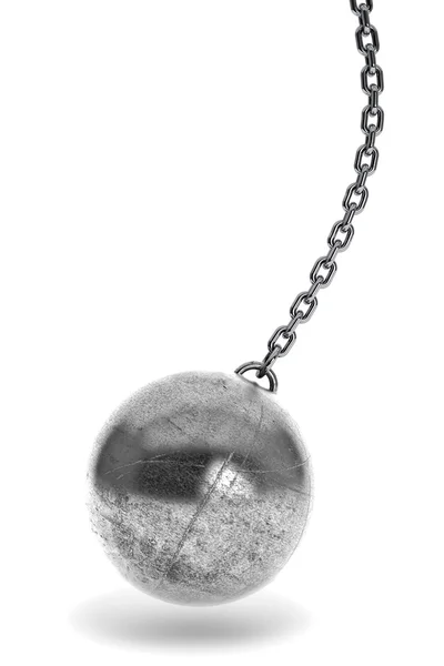 Closeup Wrecking Ball — Stock Photo, Image