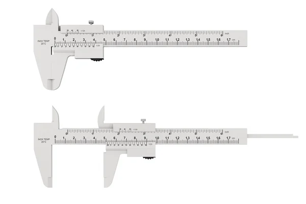 Metal vernier calipers — Stock Photo, Image