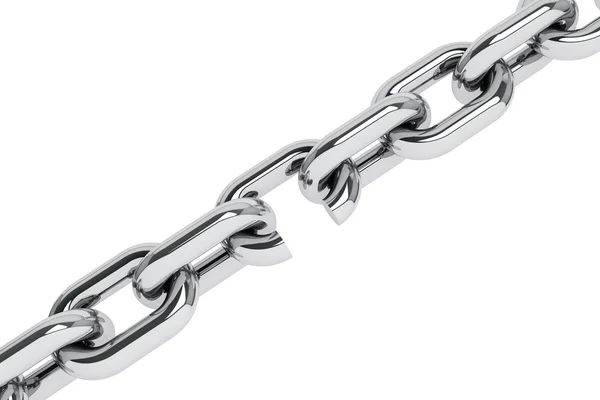 Broken Chain Connection — Stock Photo, Image