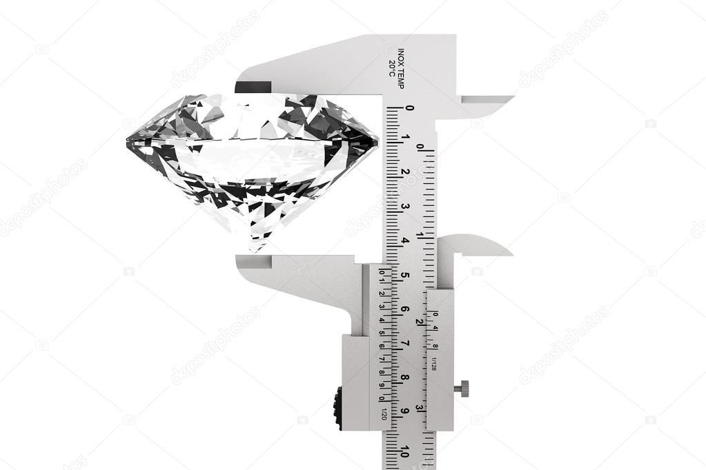 Metal Vernier Caliper with Diamond 