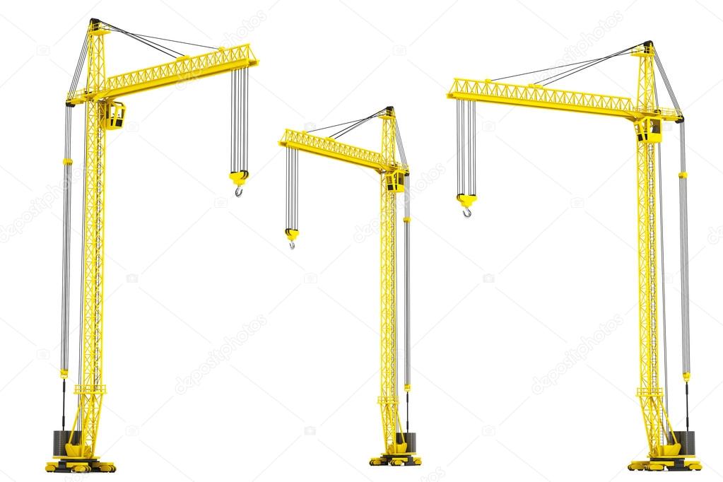 Yellow Hoisting Cranes