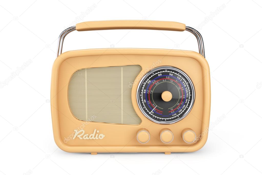 Closeup Vintage Radio