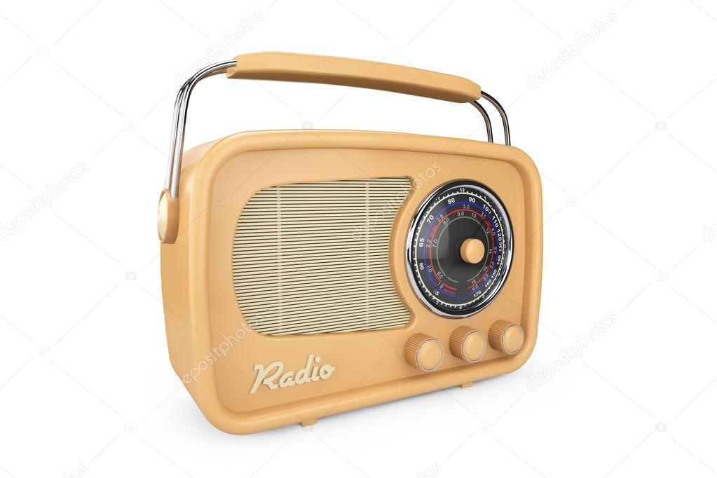 Closeup Vintage Radio