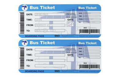 Otobüs yatılı geçiş bileti 
