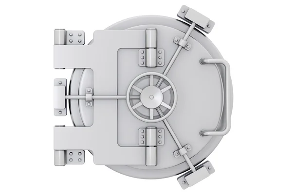 Metallic bank vault door — Stock Photo, Image