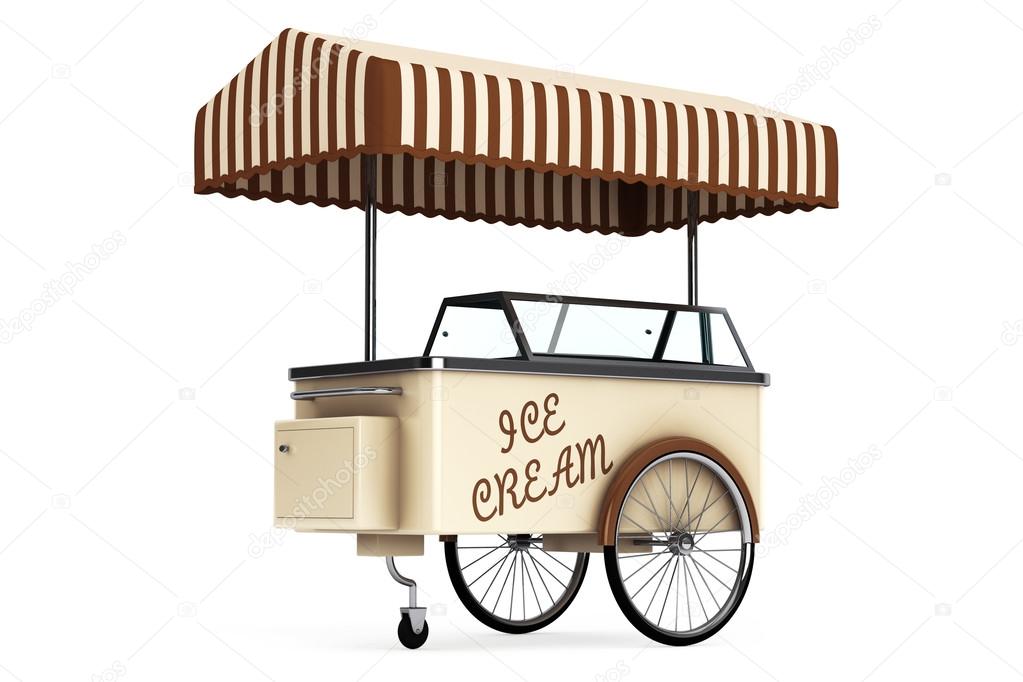 Ice Cream Cart Stock Photo - Download Image Now - Ice Cream Stand, Cart, Ice  Cream - iStock